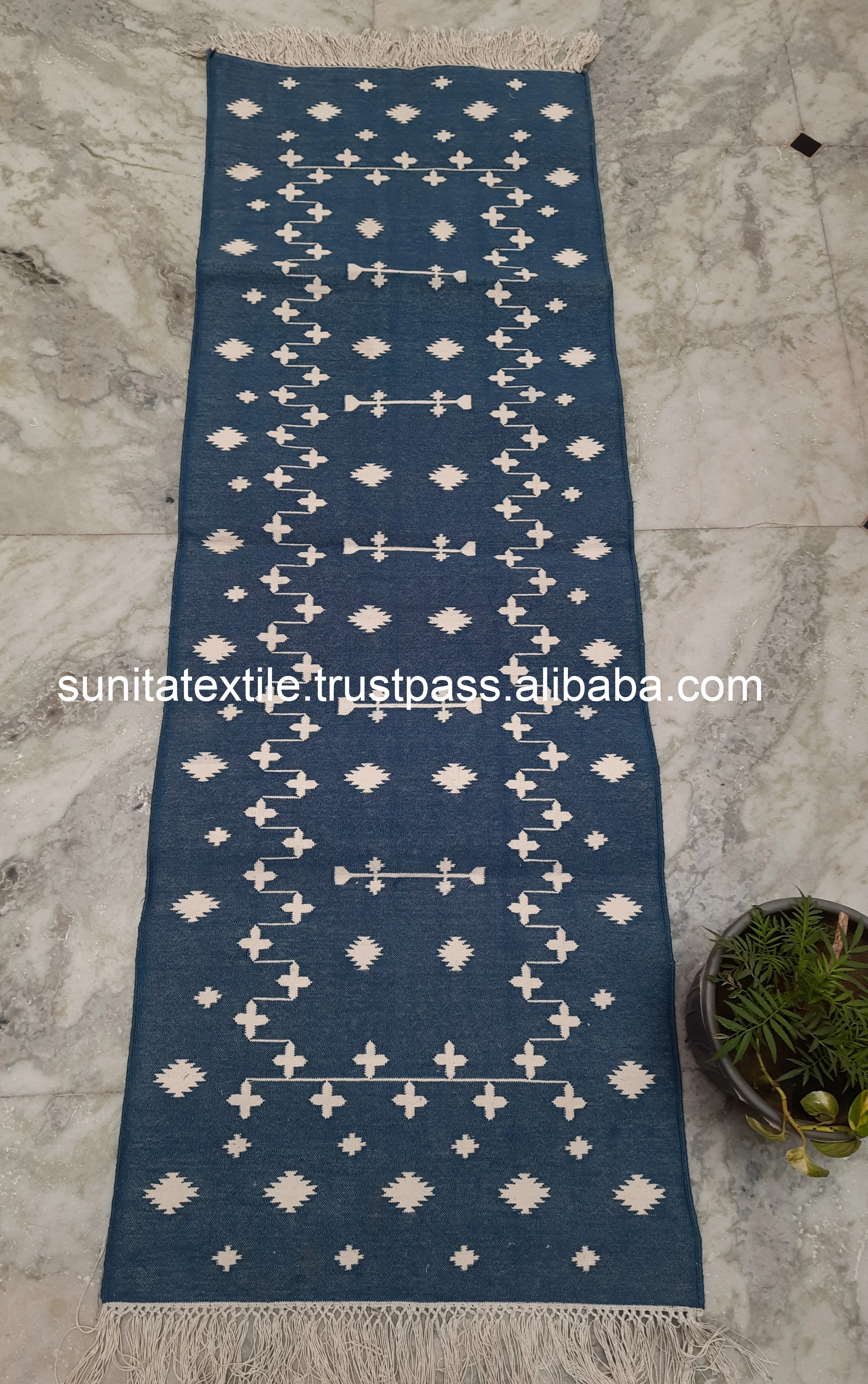 Современный декор высококачественный органический хлопок ручной работы тканый ковер Kilim Dhurrie доступна оптовая покупка от индийского продавца