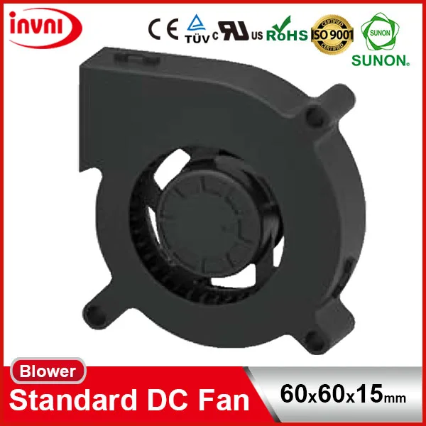 Standard SUNON Maglev 6015 Micro 60mm Mini 60x60 Laptop 12V DC Small Size Centrifugal Blower Fan 60x60x15mm (MF60151V1-B000-A99)