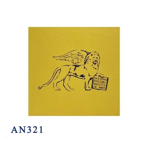 Leone di San Marco Pop Up Card Printing Lion Animals Card Handmade Custom Handicraft Wholesale Best Seller