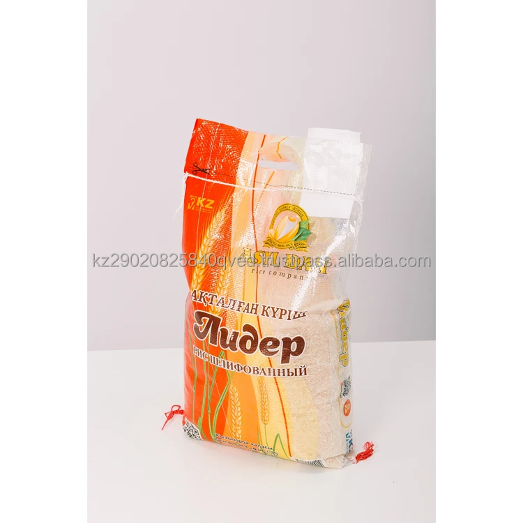 Высококачественный полированный белый рис «Лидер», индивидуальная упаковка, доступные цены производителя, белый рис оптом