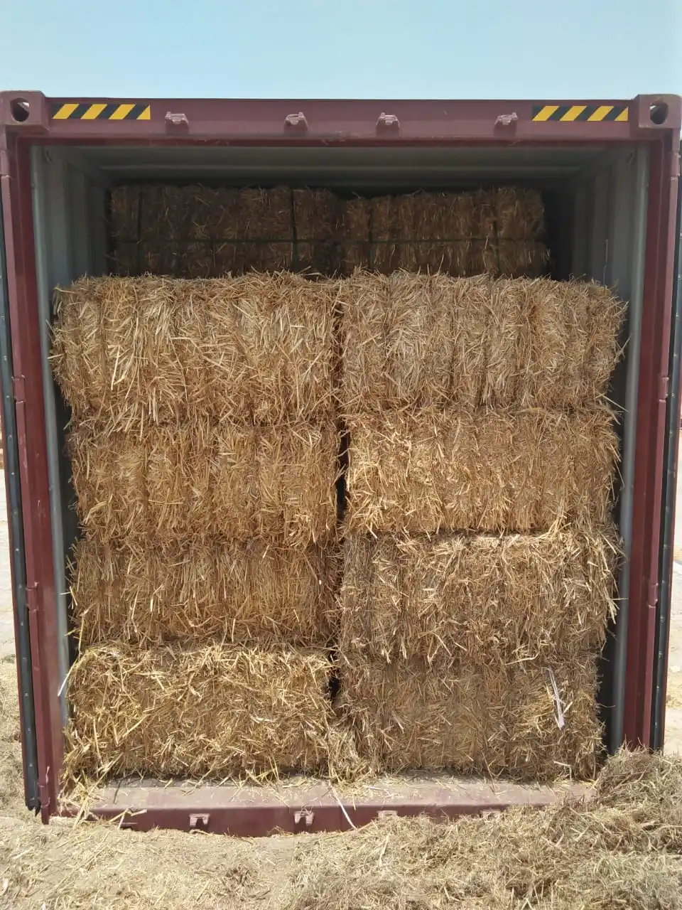 Желтая Пшеничная солома сеновые тюки/Пшеничная пресс-тюки корм для животных