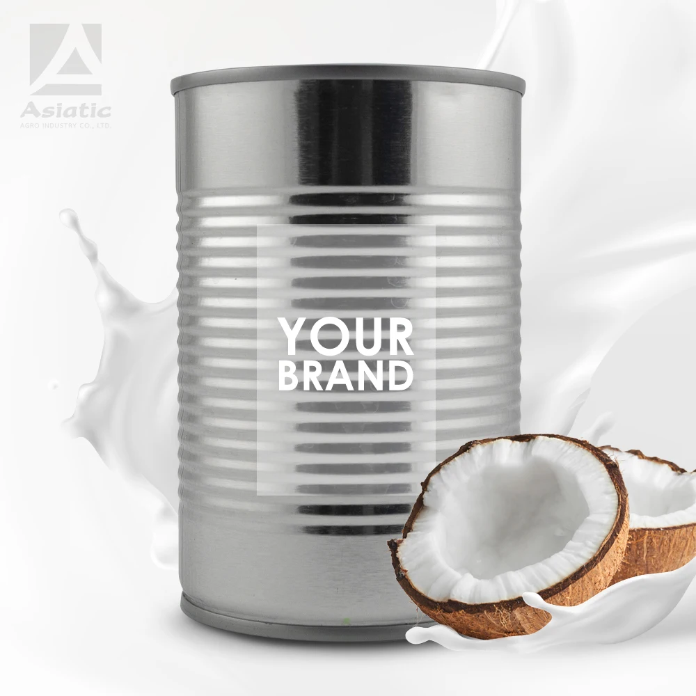 
Sterilized Canned Coconut Milk 400ml With Main Ingredient Coconut Extract 