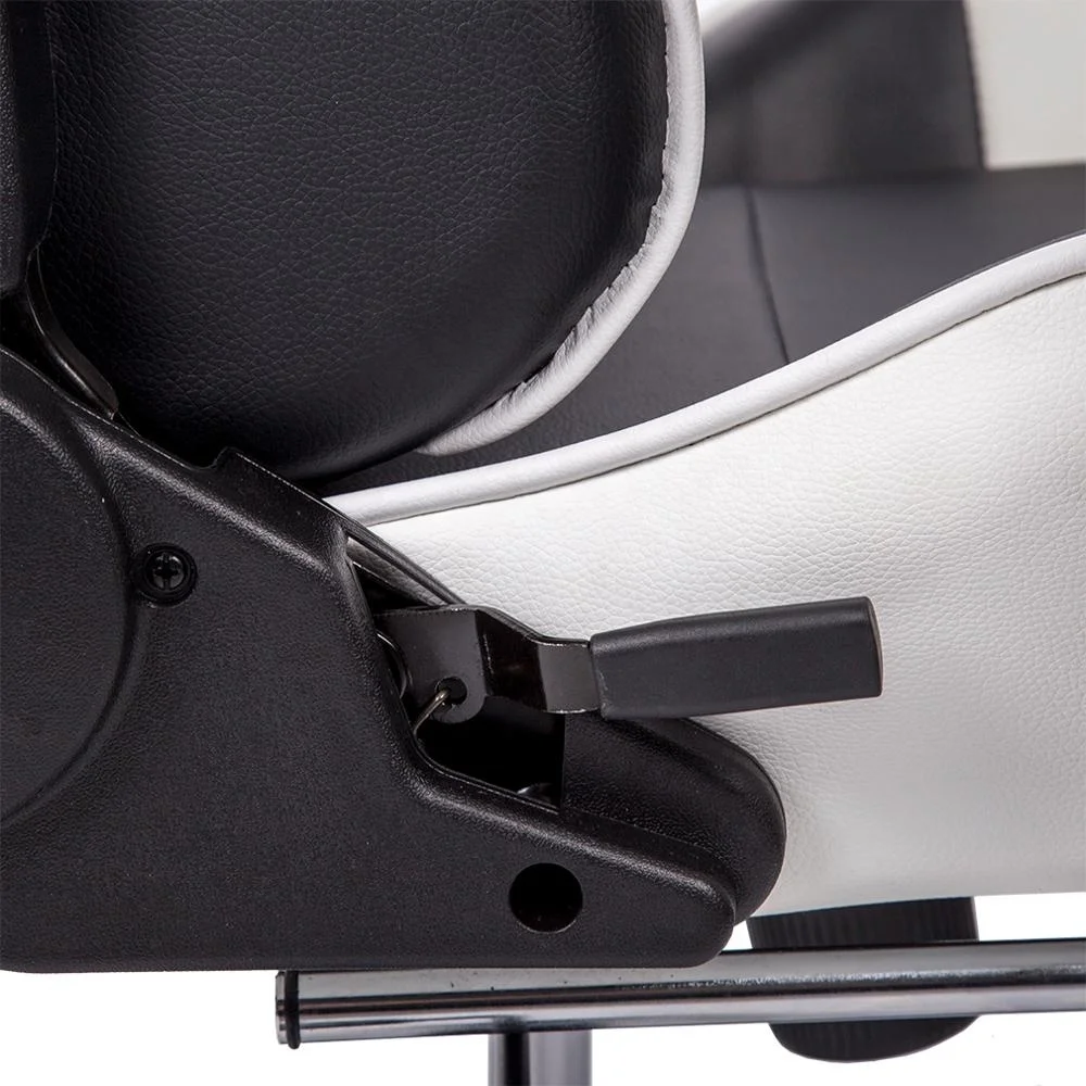 Base Office Racing Wcg Gaming Chair with Footrest Factory Direct Ergonomic Nylon Office Furniture Modern Synthetic Leather