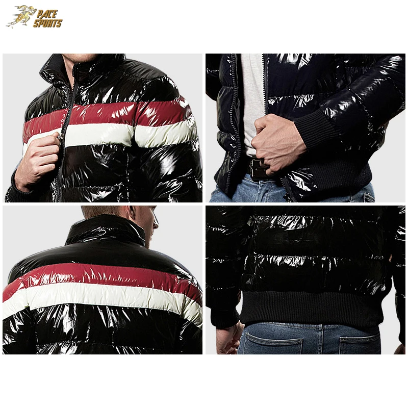 2023 Custom Logo Winter New Puffy Men Bread Suit Oversize Bubble Coat Varsity Puffer Down Jacket With zipper