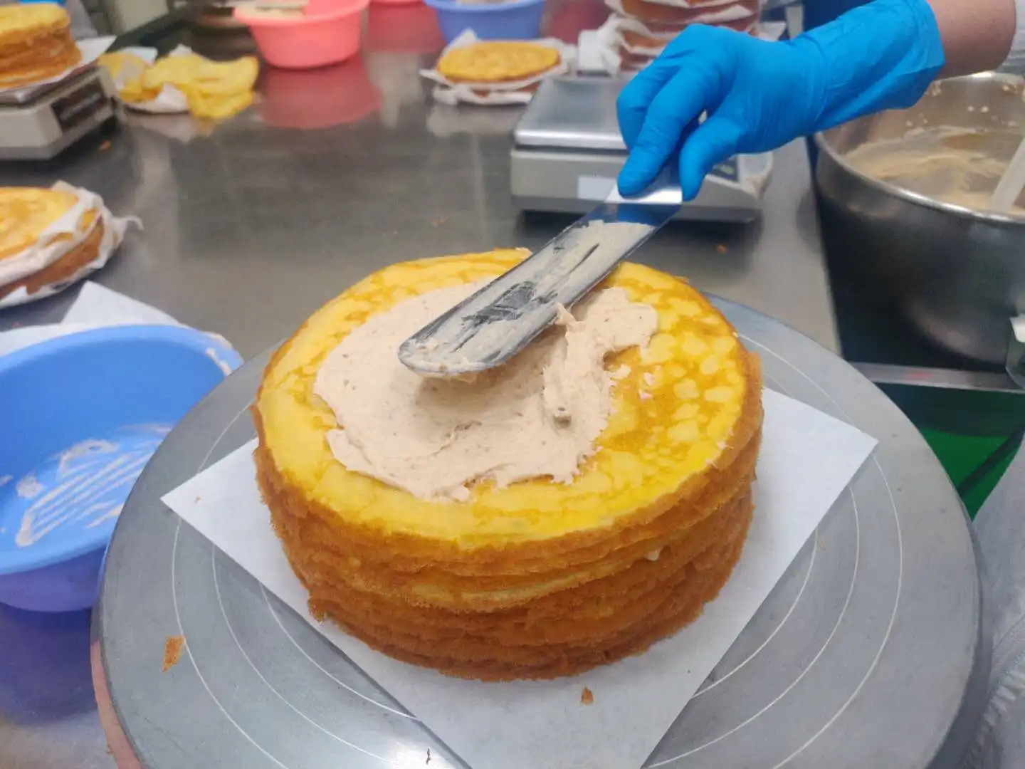 Fenghsi 10 дюймов * 10 листов/круглая оригинальная замороженная пирожная «креп»