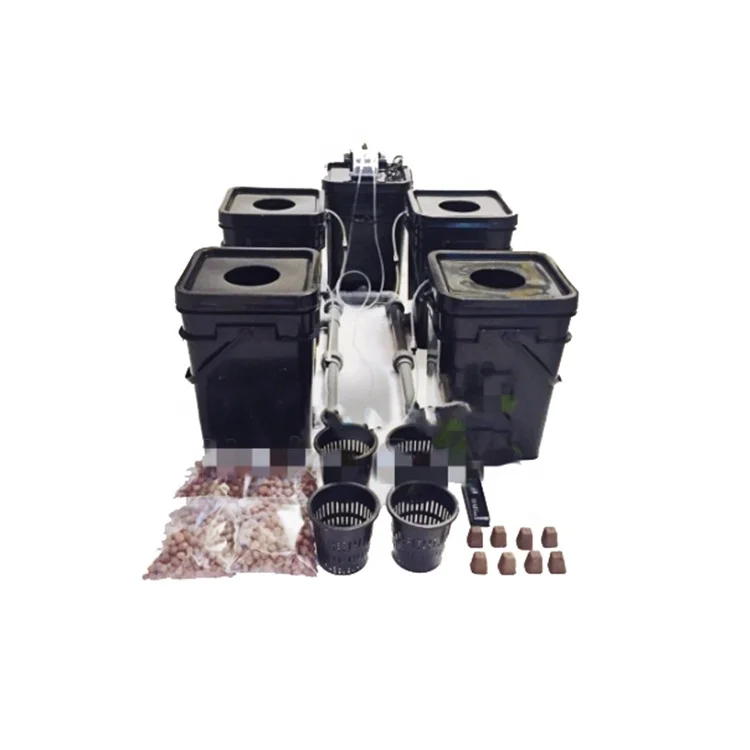 Square Plastic Pots Hydroponic Tomato Vegetables Grow Buckets