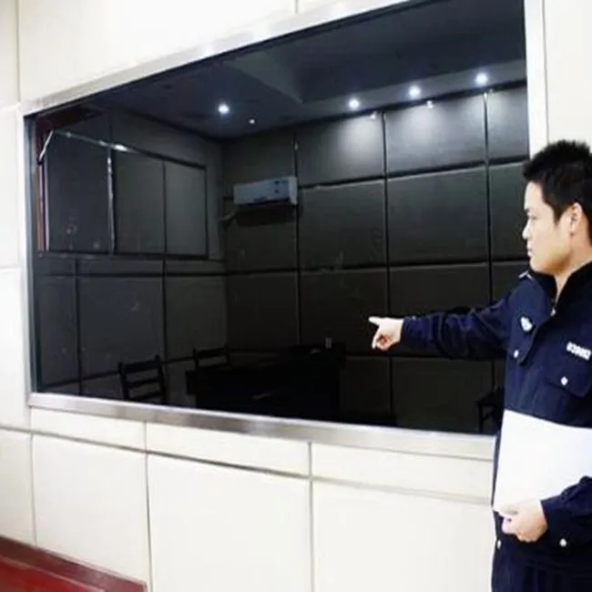 6mm Thick Bronze Tinted Mirror Glass Price , Large Two Way Acrylic See-through Mirror