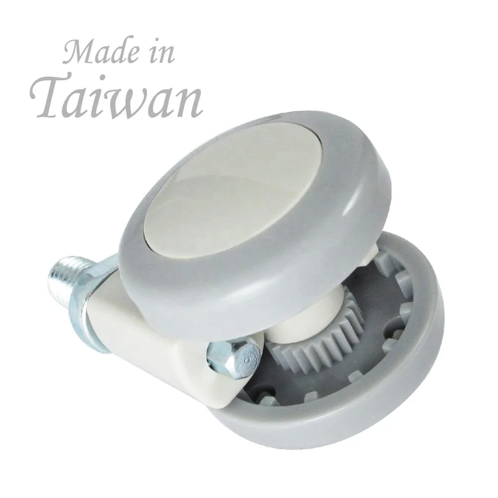 CCE Caster 1.5 Inch Nylon Twin Furniture Roller Wheels With Screw