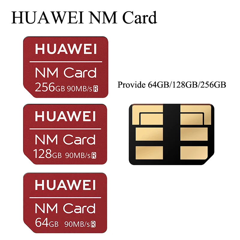 NM Card 90MB/s 64GB/128GB/256GB Apply to Mate20 Pro Mate20 X P30 With USB3.1 Gen 1 Nano Memory Card Reader