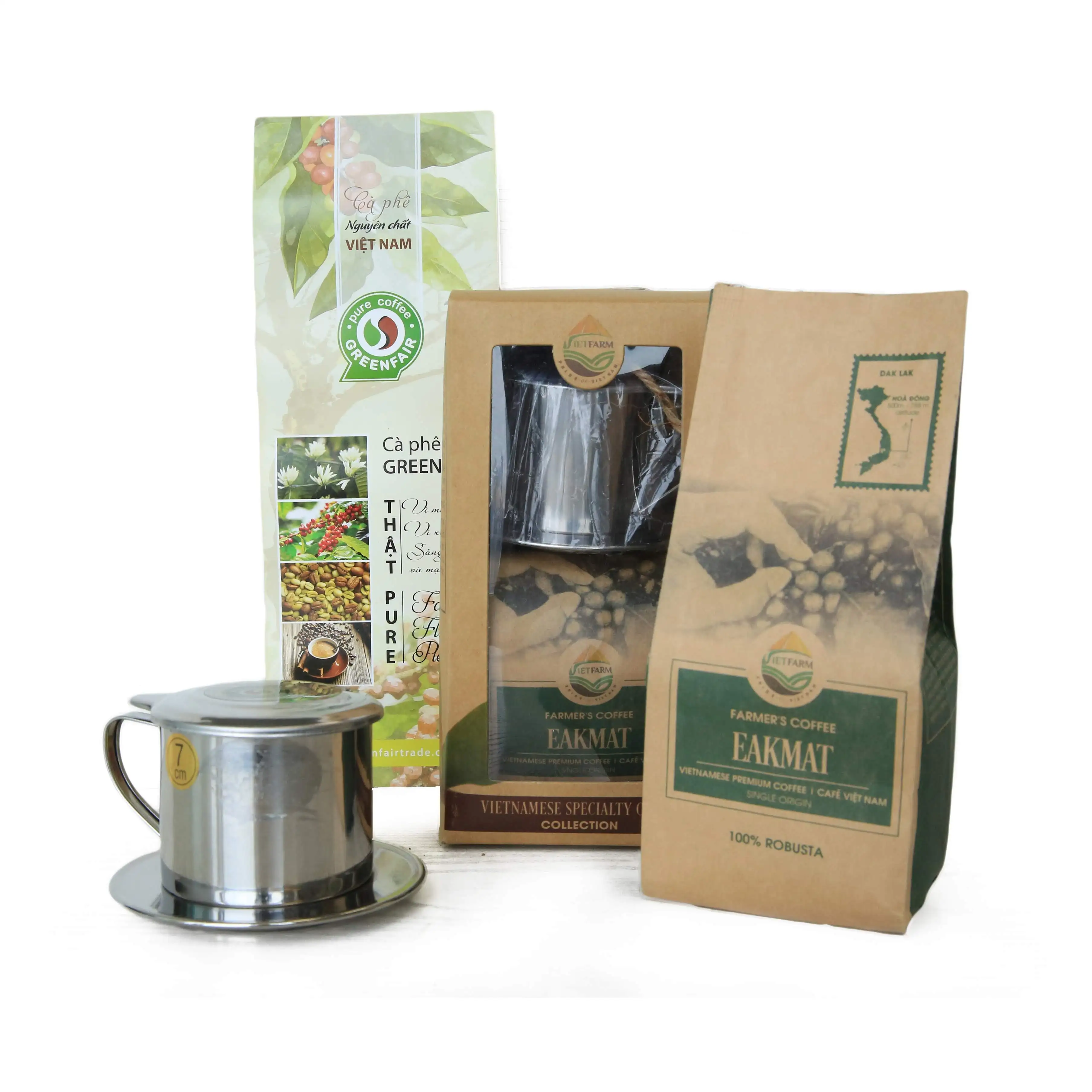 Vietnamese Ground Coffee Blending Arabica and Robusta With Draft Package Wholesales