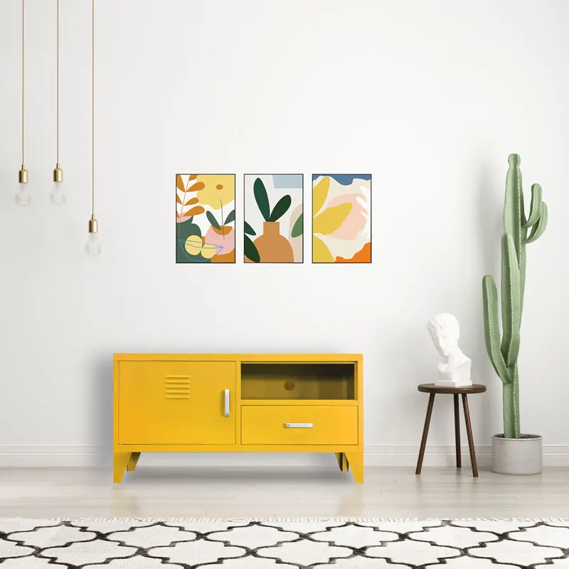 
Cold rolled steel plate cabinet 2 doors steel sideboard 