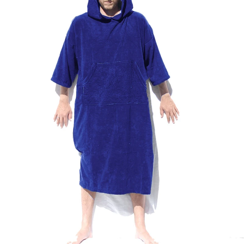 Adults Beach Towel Changing Robe Bath Towel Outdoor Poncho Kids Beach Towel Robe