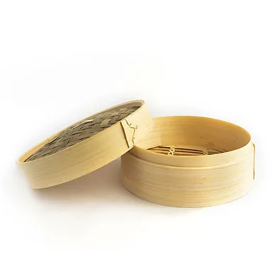 Eco-friendly Wholesale Dim Sum Food Bamboo Steamer For Gift Set