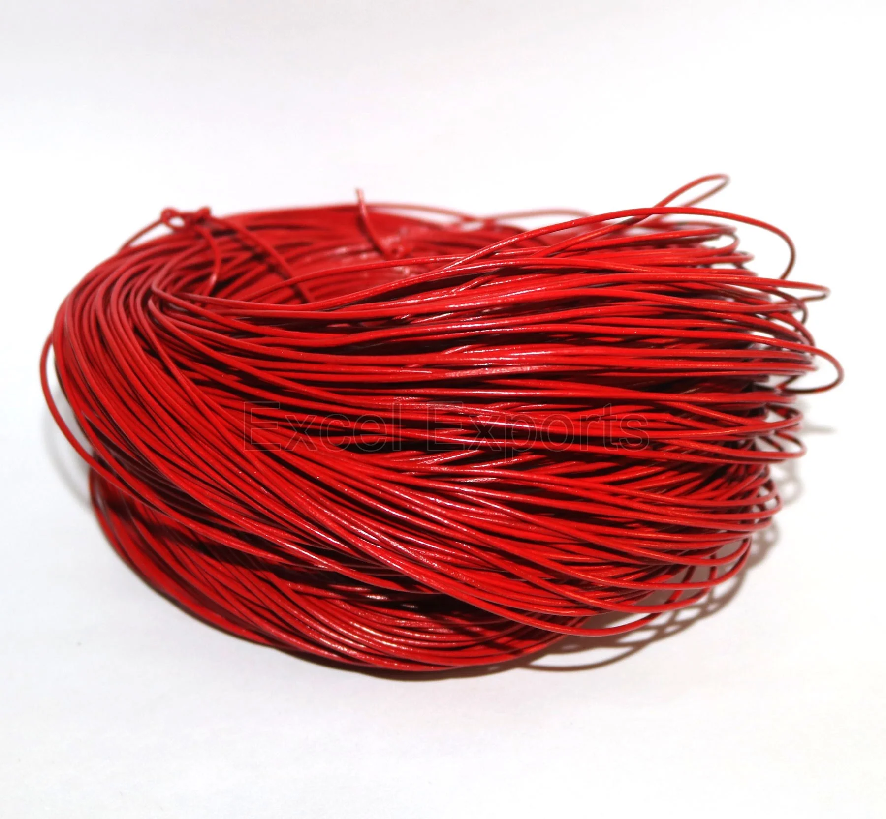 100% Genuine Leather Round Thong Cord Leather Cord String Rope for DIY Necklace Bracelet DIY Jewelry Making