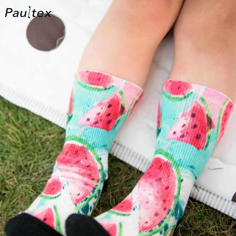 Custom Colorful Printing Matching socks for Mom and kids 2020