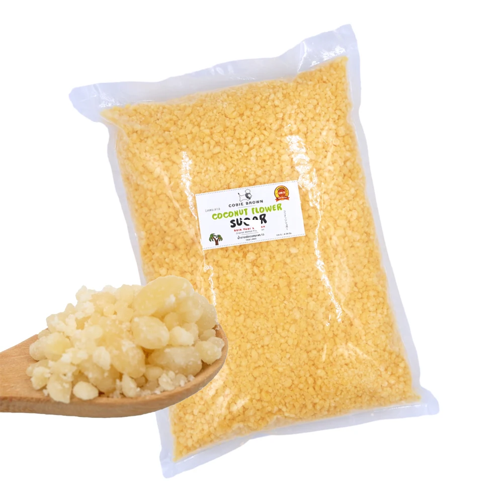 Great Quality Granulated Coconut Flower Sugar 2 KG for Cooking and Baking from Thailand
