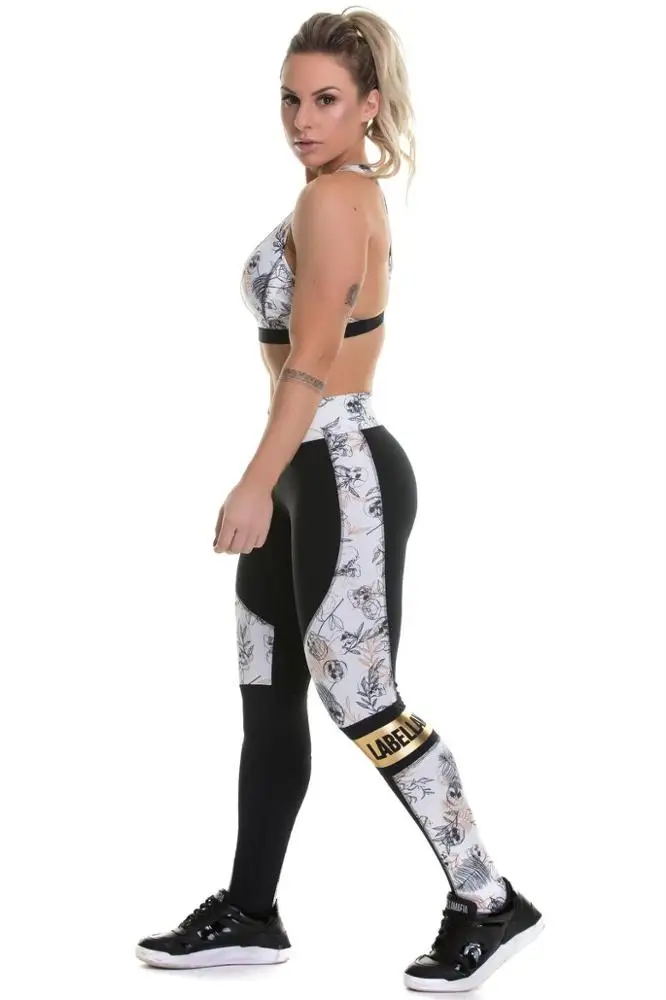 Spikey Rasta Clothing Stripes Leggings Custom Sublimation Women Yoga and Fitness Wear Sportswear OEM Design 50 Sets for Adults