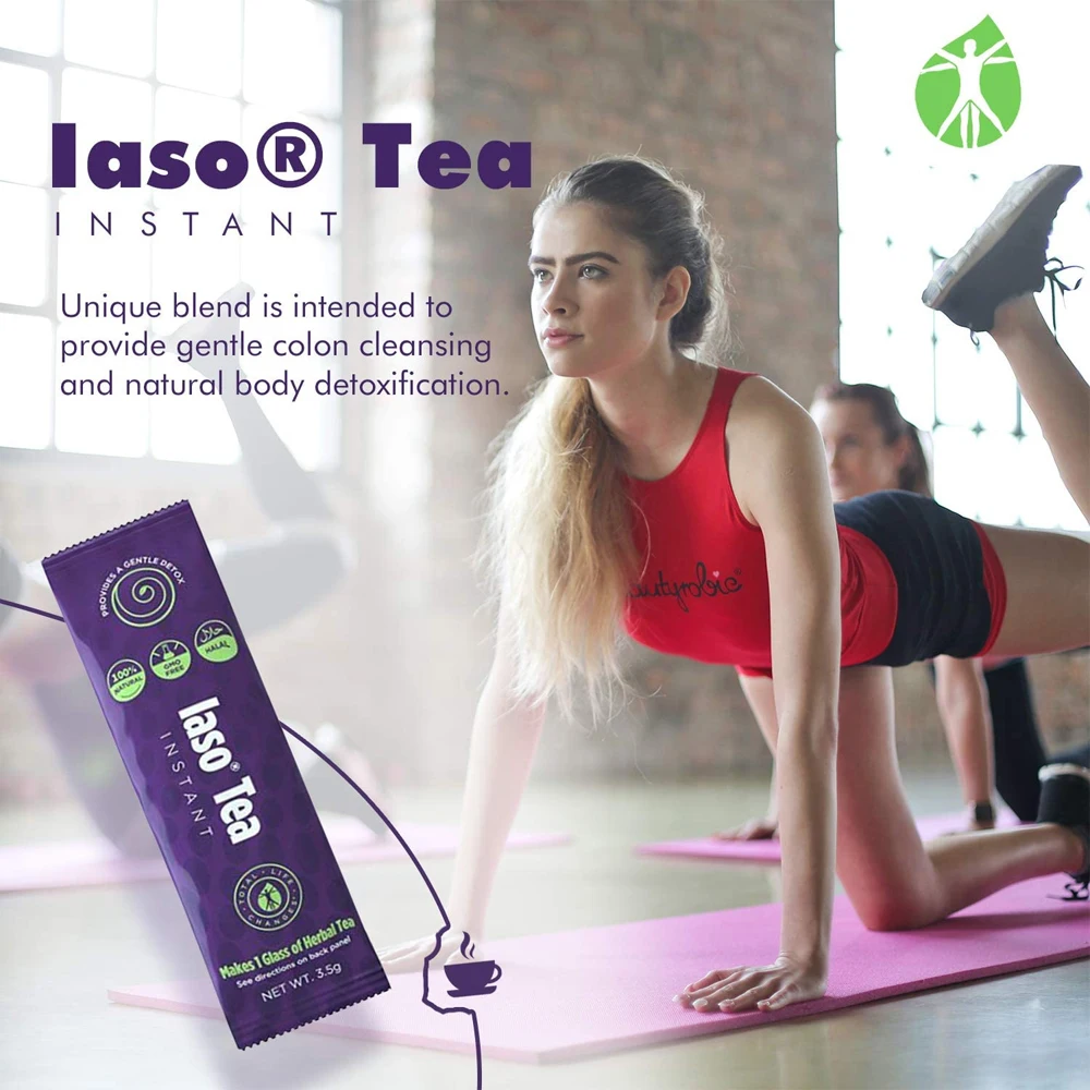 TLC Total Life Changes IASO Natural Instant Herbal Detox Organic Slimming Tea For Weight Loss Sachets