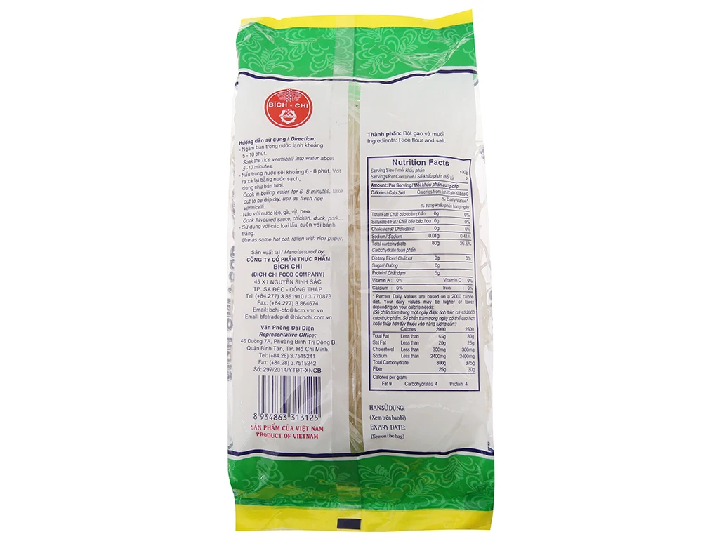 BichChi Fresh Rice Vermicelli Rice Noodle From Viet Nam Top Sale In 2021