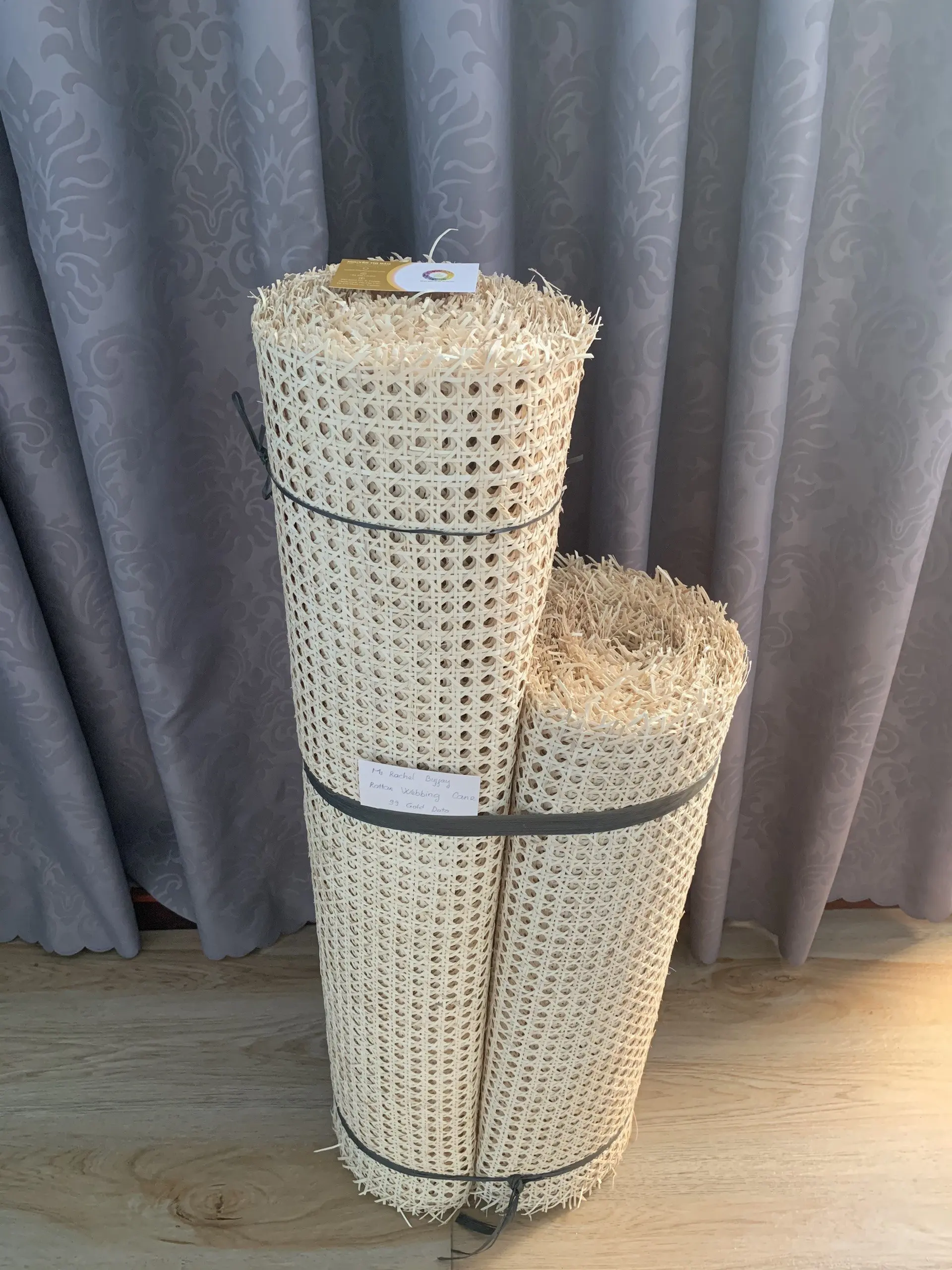 100% Natural Rattan Webbing roll / Mesh Rattan Cane Webbing with High Quality Low Price