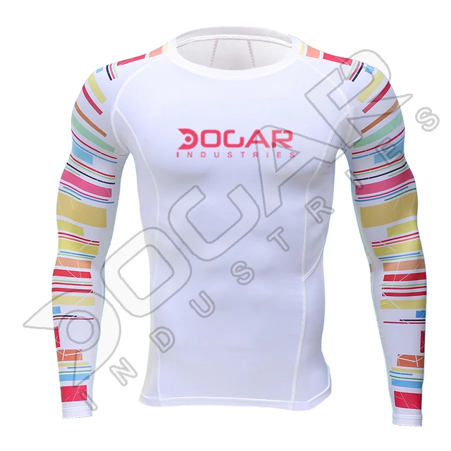 
 Изготовленные на заказ Новые мужские эластичные тканевые сублимационные Топы  