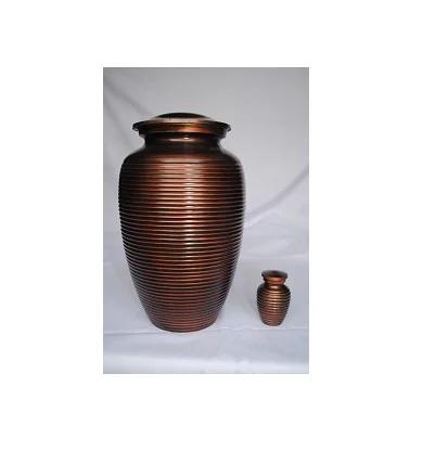 Good Manufacturer and exporter from India Cremation urn for Human Ashes wholesale Brass metal cremation urn
