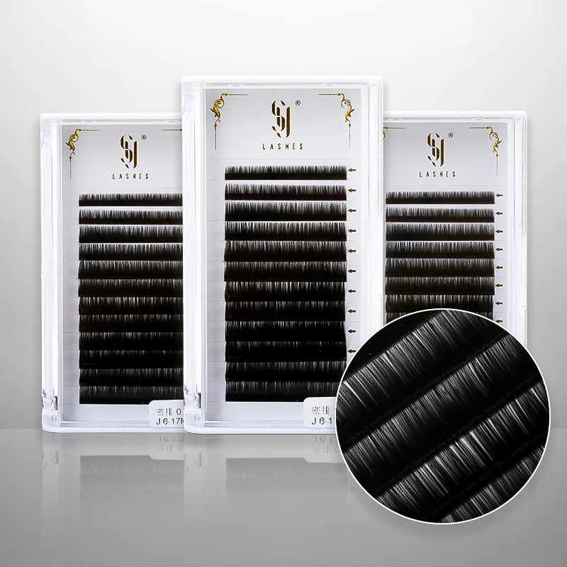 0.03 3D Individual flare eyelashes extension ussian eyelashes with custom logo