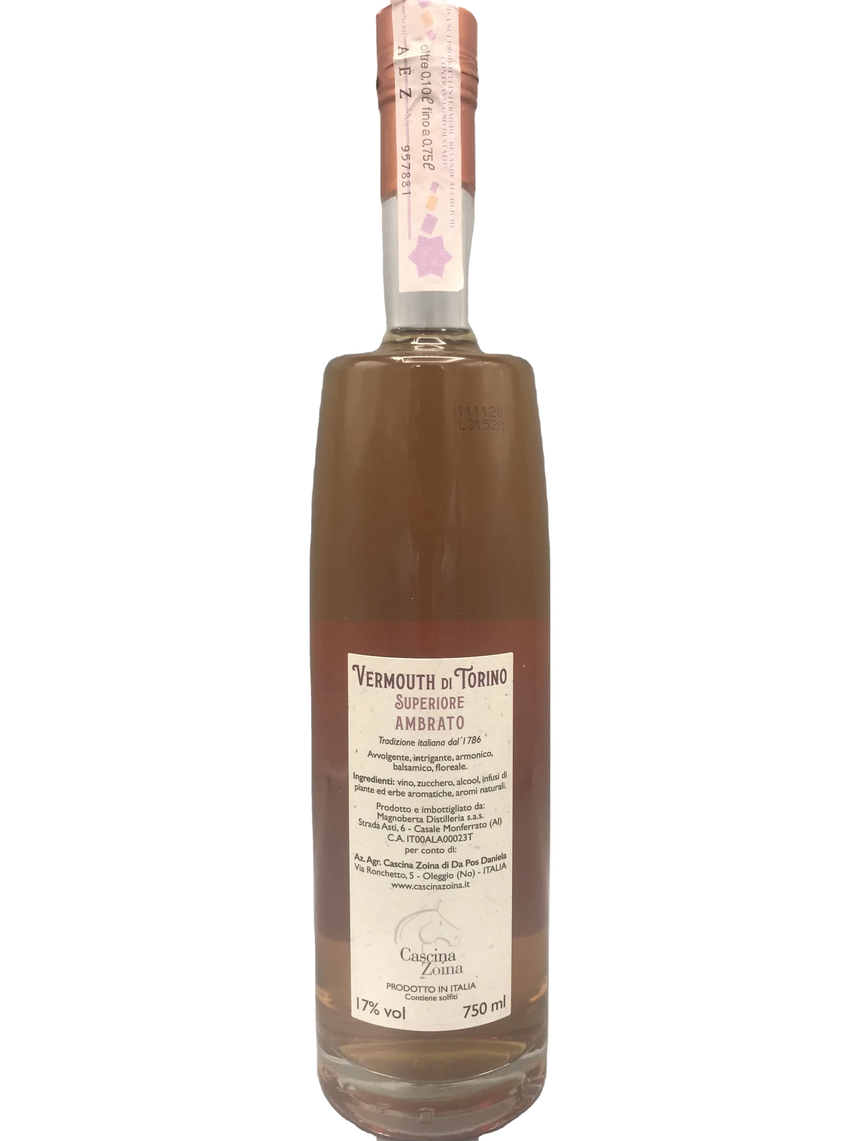 Итальянский Янтарный Премиум Vermouth
