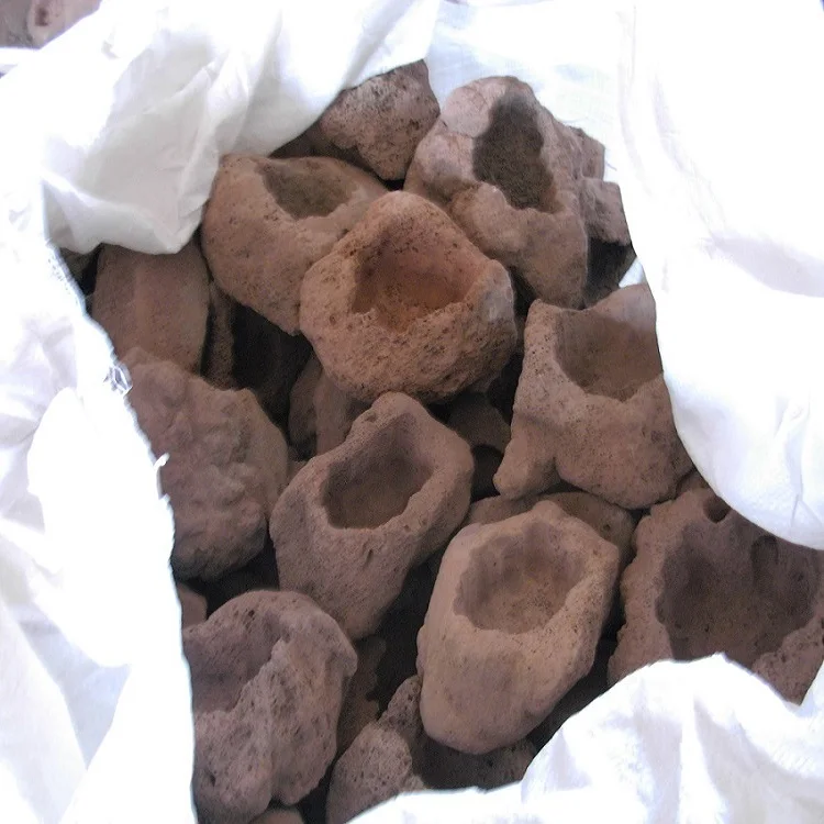 volcanic rock planters garden lava flower pot