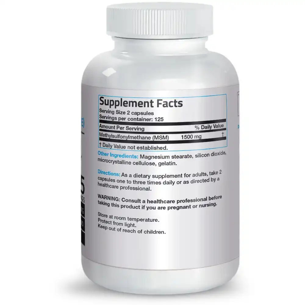
MSM - 1,500 mg - 250 Capsules 