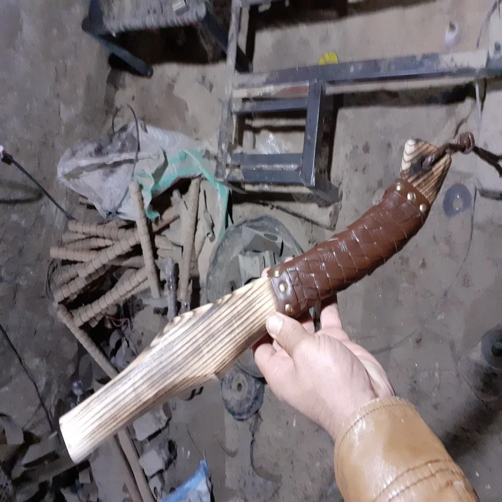 Ручная работа, весы, Ручка ножа, ручка топора из ясеня и кожи коричневого цвета