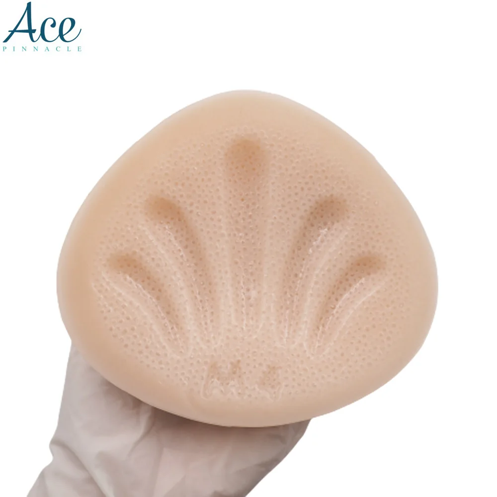 70 g/piece Microporous Silicon Breast Breathable Lightweight Silicone Breast Forms Mastectomy Prosthesis