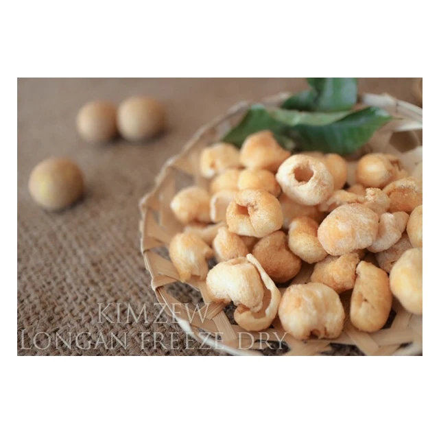 Freeze Dried Longan Box Top Grade Jumbo Fruits Golden Green Tropical Fruits Premium Quality from Thailand for Export