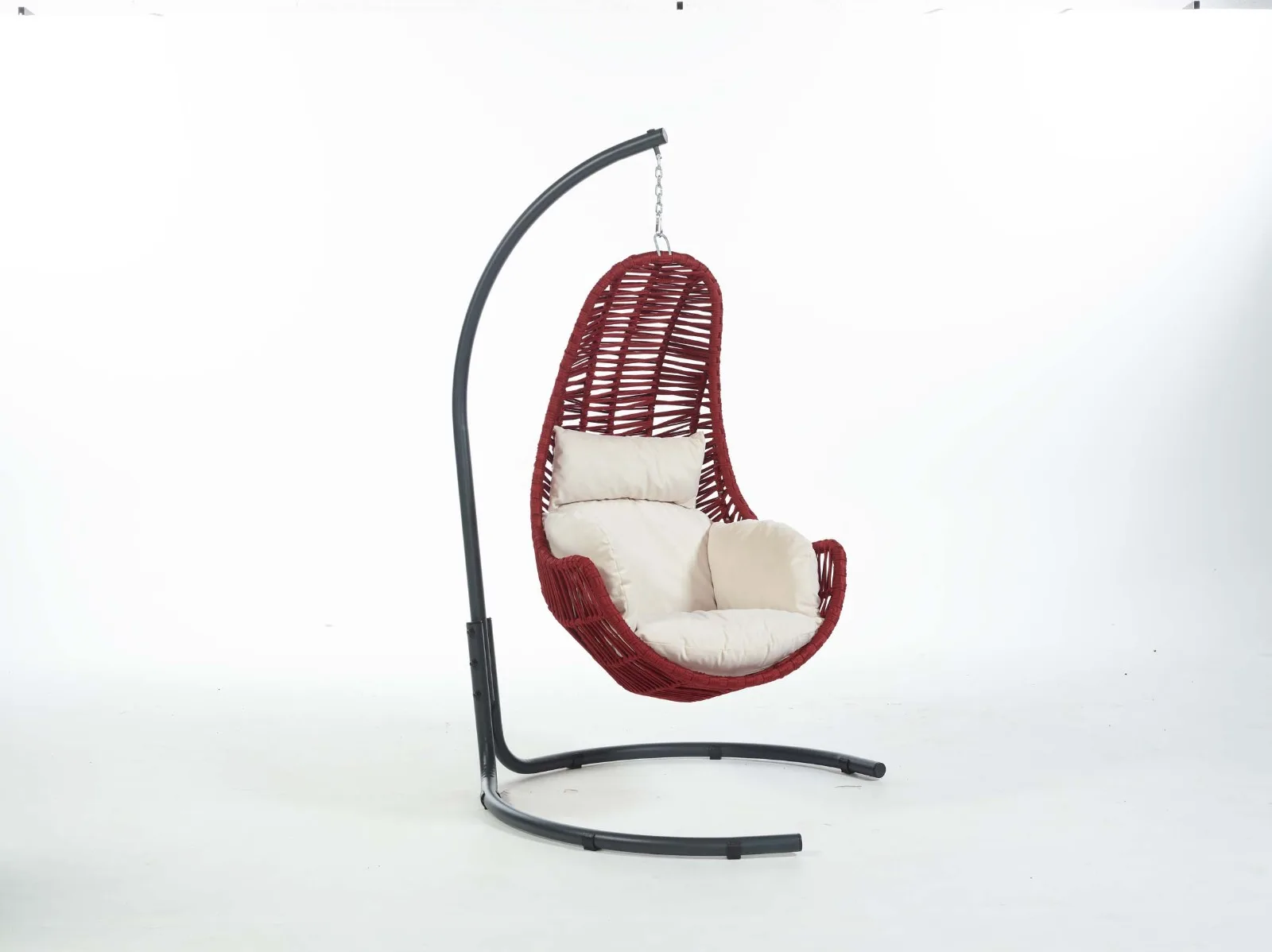 2021 Best selling European standards garden patio hammoch chair swing in egg shape made in Turkey