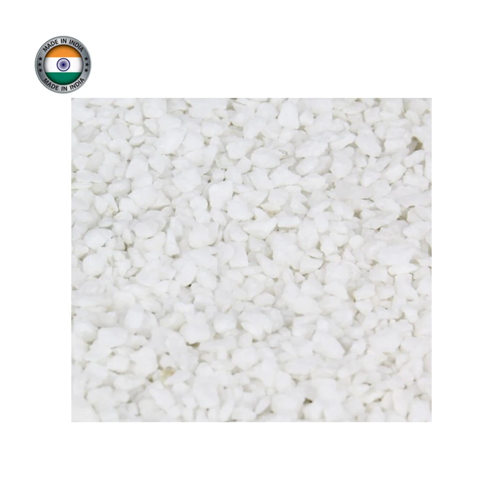 High Quality Natural White Marble Polished Chips For Decor