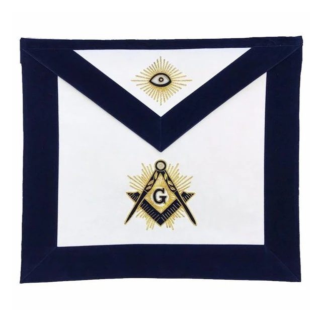 Masonic Master Mason Machine Embroidery Apron Freemasons Apron Wholesale Product