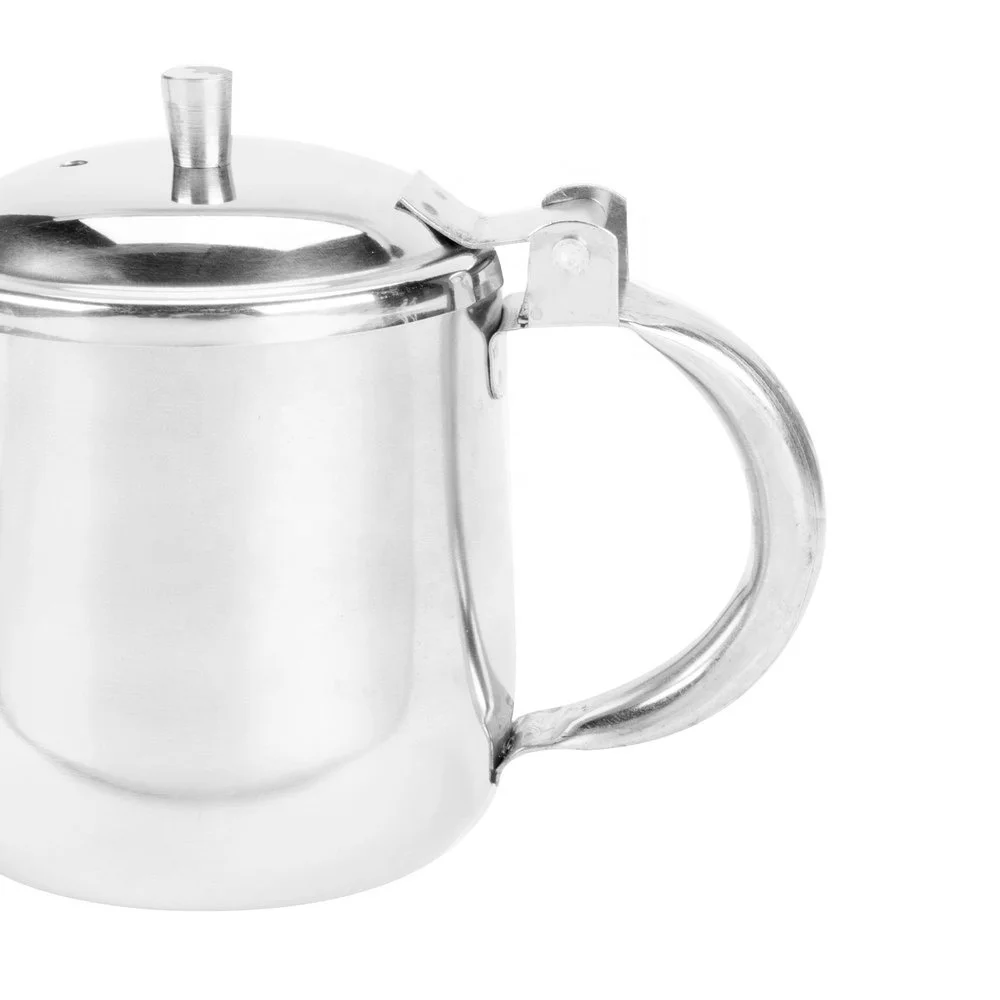 Stainless Steel 10 Oz Gooseneck Milk Tea Pot