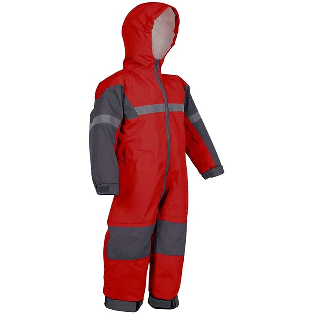 waterproof hooded all in one suit raincoat jackets with pants pvc kids rain coat rain suit fabrics