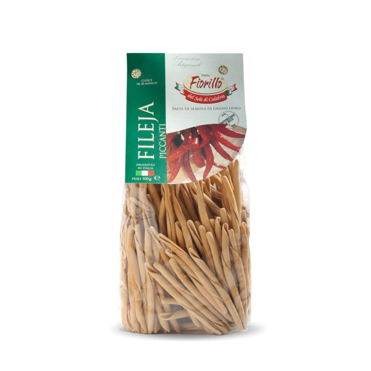 Высококачественная Макарон ручной работы fileja chilli Pastificio Fiorillo 500gr