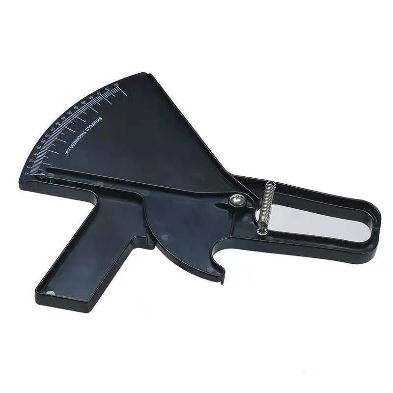 Measurement Equipment 2pc Body Fat Caliper Monitor Mass Measuring Tape Tester Skinfold Fitness