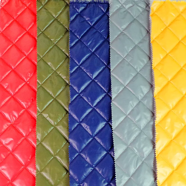  Стеганая ткань из полиэстера/курточная ткань/Зимний текстиль пуховая