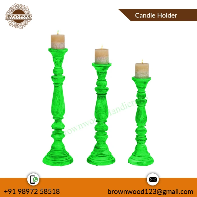 Деревянный декоративный подсвечник ручной работы/подставка по привлекательной цене