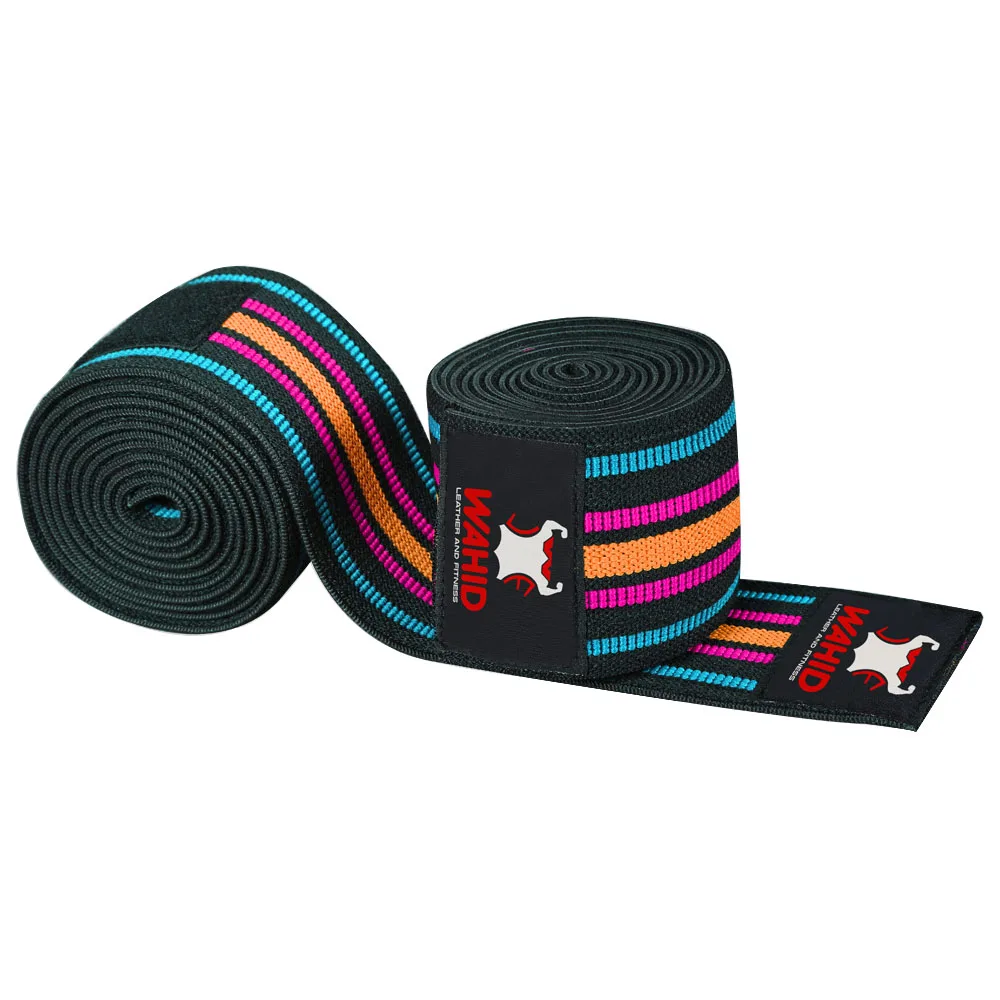 Improve Technique Stability Best Selling Knee Wraps with Straps for Cross Training WODs Compression & Elastic Support