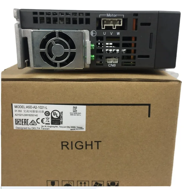 3 phase 220VAC voltage Delta device ECMA-G31306FS servo driver