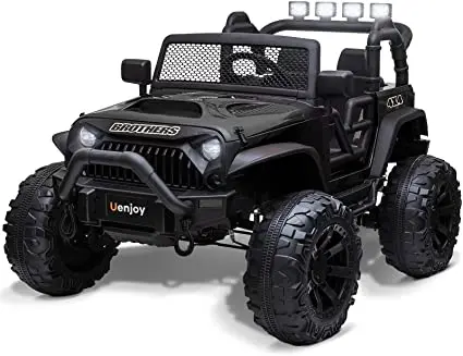 
Top Sales 12V Ride On Jeeps Cars Battery Powered 3 Speeds Trucks Remote Control Outdoor Toy 