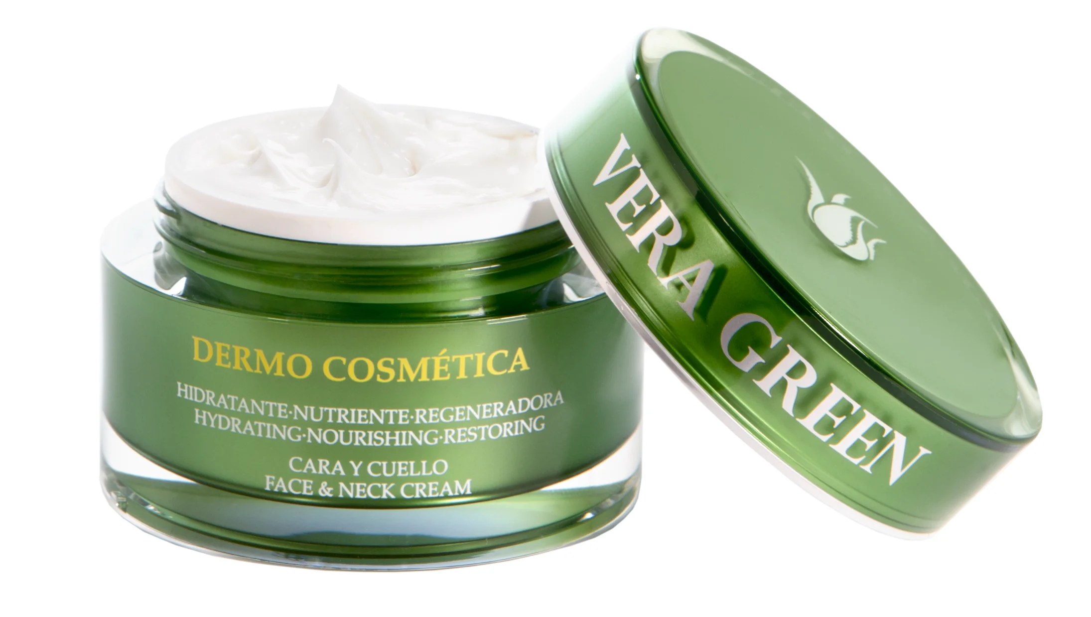 ALOE VERA FACE CREAM - DERMO COSMETIC Moisturising, anti-wrinkle and anti-spot cream, natural repairing cream with organic aloe