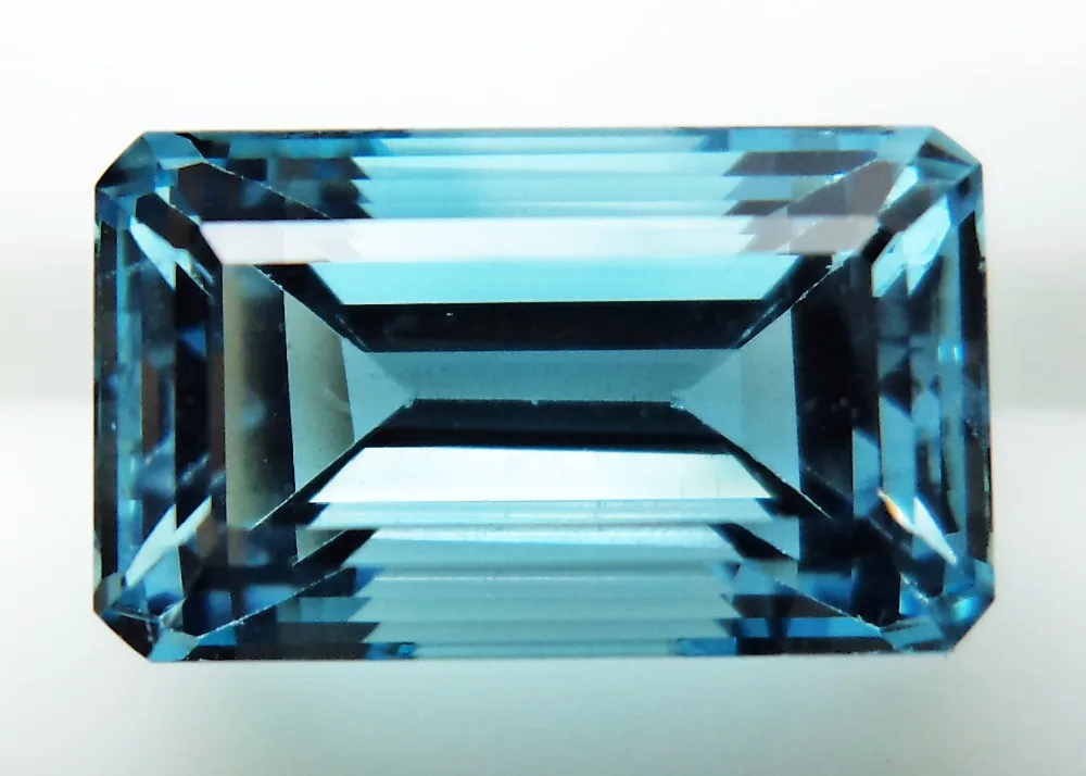 AAA+ Quality Santa Maria Aquamarine Natural Color Semi Precious Aquamarine Gemstone Calibrated Faceted Loose Aquamarine Gemstone