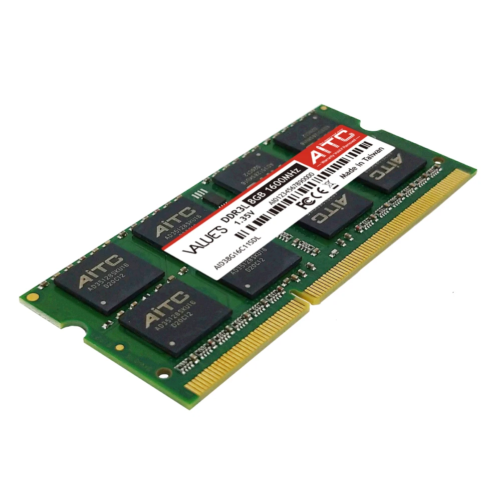 Горячая Распродажа AITC ddr3l 8GB 1 35 V 1600mhz ram для