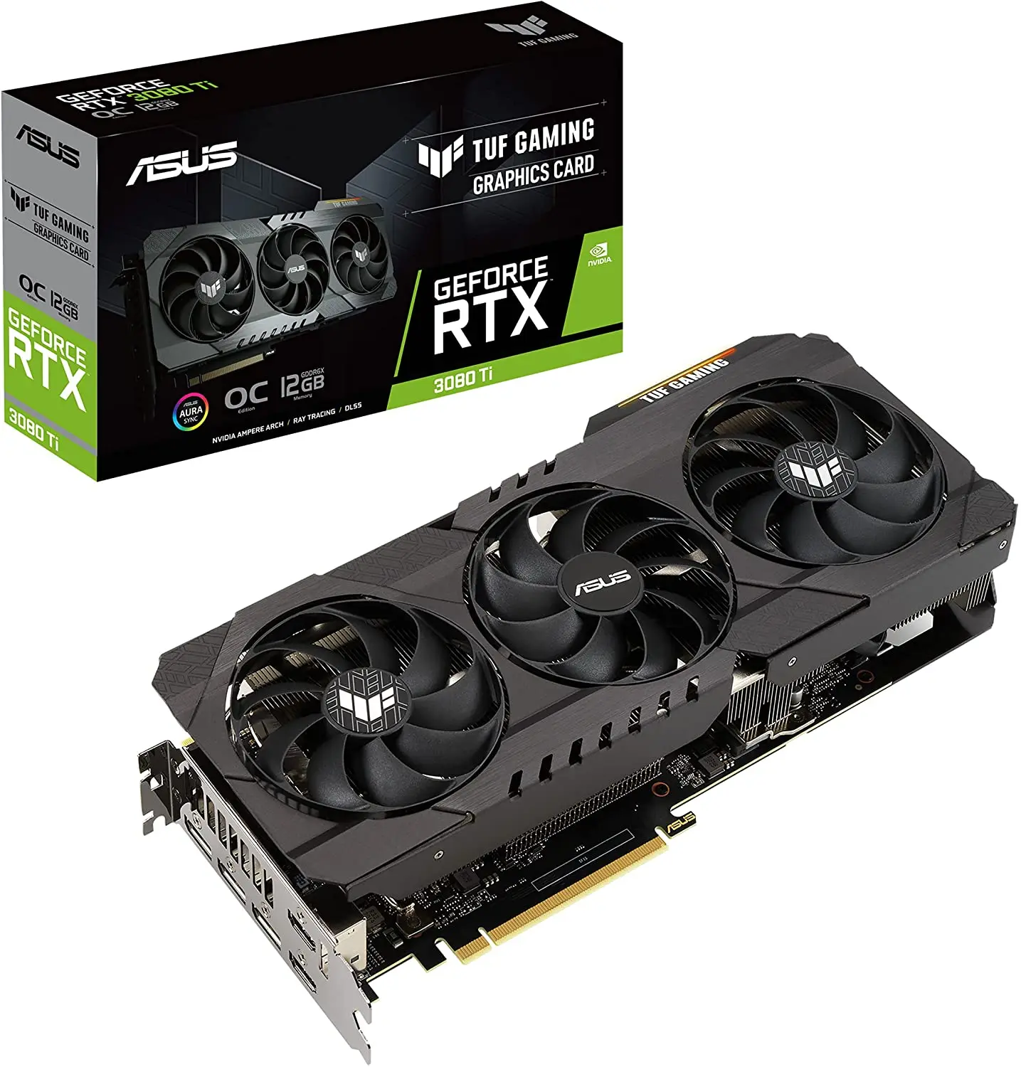 Мега сделка отличным соотношением цены и скорости ASUS TUF Gaming NVIDIA GForce RTX 3080 Ti OC Edition видеокарта