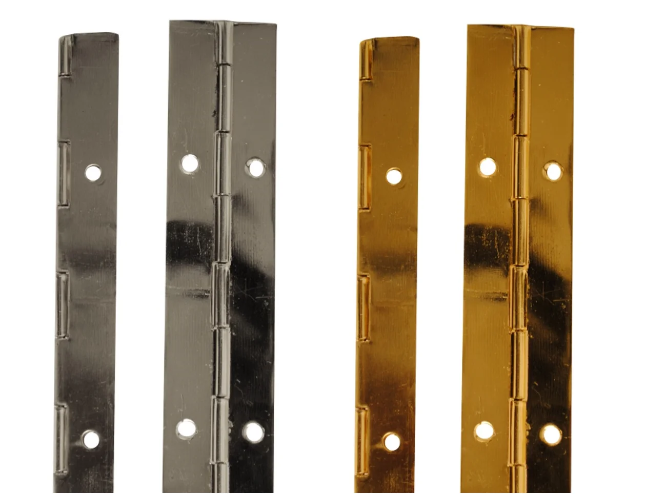 Brass plated Piano Hinge